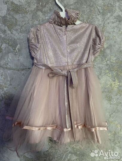 Платье для девочки праздничное 86