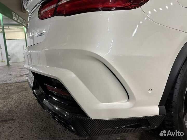 Gle 166 бампер задний карбон