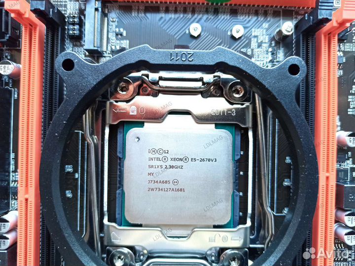 Комплект x99 2011-3 Xeon E5 2670v3 16gb DDR4