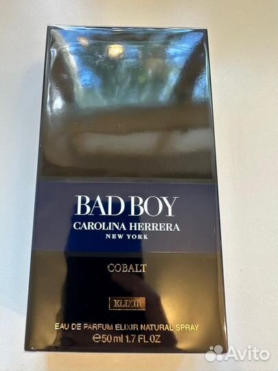 Carolina herrera bad boy cobalt elixir 50 ml
