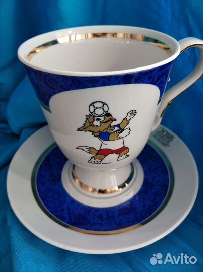 FIFA 2018 Большая чайная чашка с блюдцем