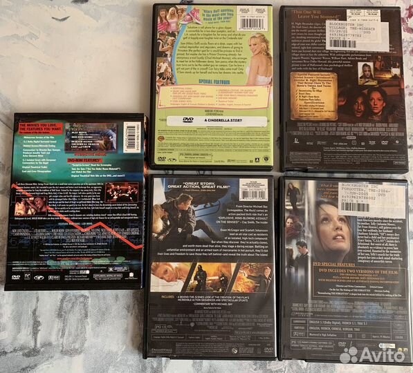 DVD диски с фильмами (на английском языке)
