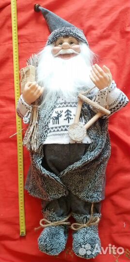 Игрушка Новый Год кукла 60см Санта-Клаус Дед Мороз