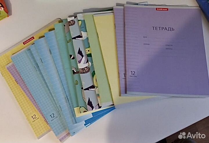Тетради 12, 18 листов