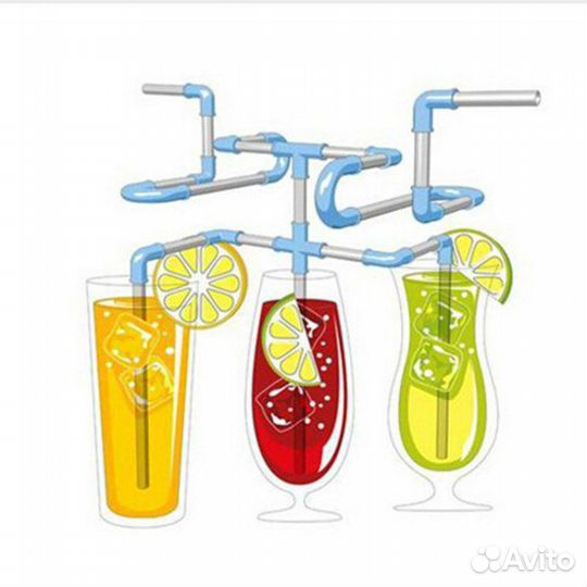 Strawz Конструктор трубочек для смешивания напитка