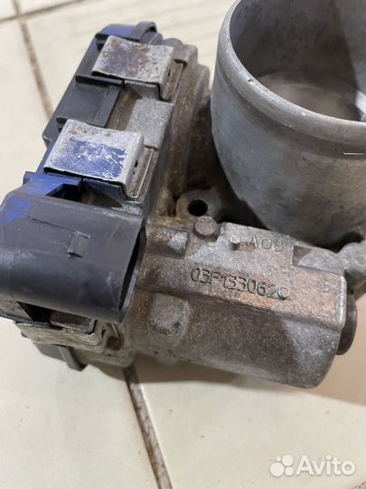Дроссельная заслонка на skoda Yeti 1.2