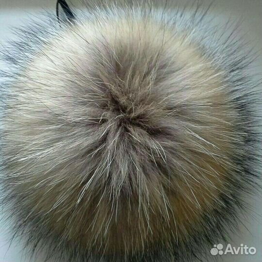 Помпон из натурального меха