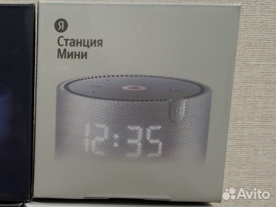 Яндекс Станция Мини с часами, 10Вт объявление продам