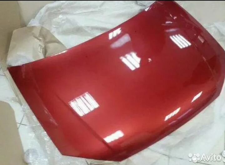 Капот Калина 1. Красный (Калина)