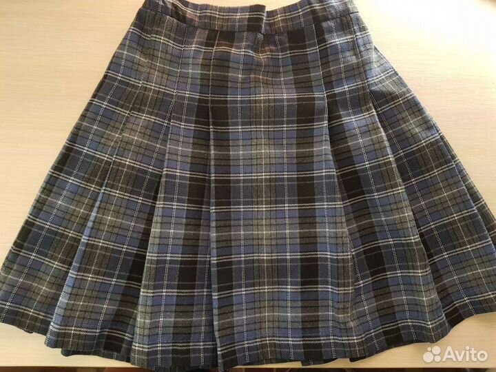 Юбка школьная в клетку