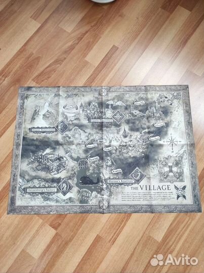 Набор Atomic Heart плакат + RE Village карта