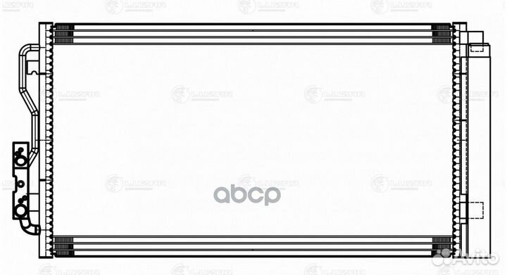 Конденсер BMW 3(F30) 11- lrac26111 luzar