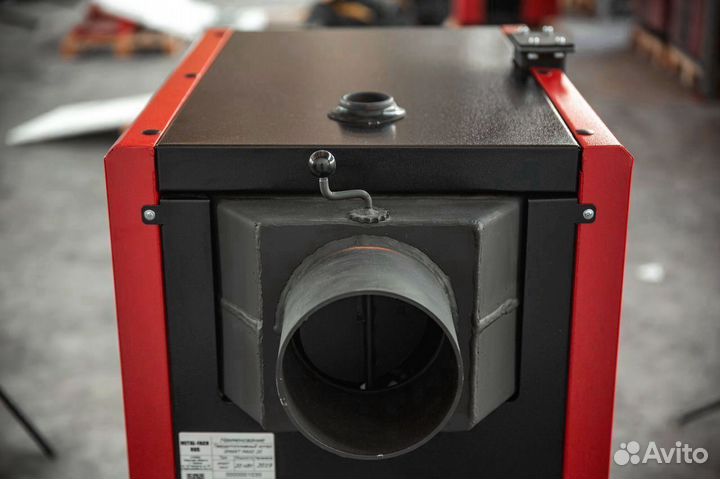 Твердотопливный полуавтоматический котел 120 кВт