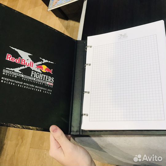 Тетрадь с мотоциклом