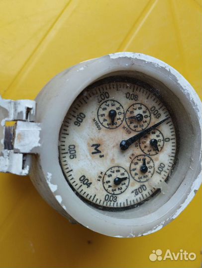 Водомер СССР 1981, водяной счетчик, винтажный