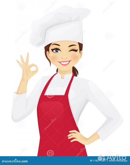 Повар в кафе