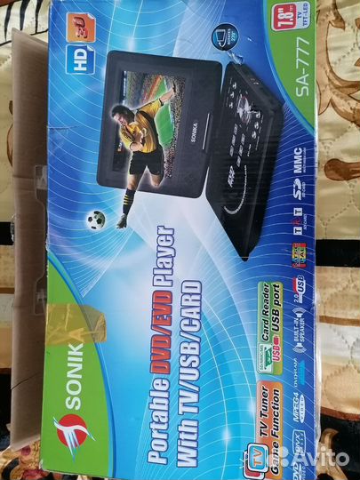 Портативный DVD-плеер с тв-тюнером