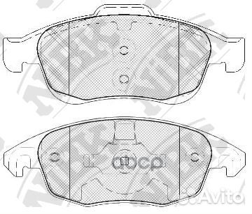 Колодки тормозные дисковые PN0471 NiBK