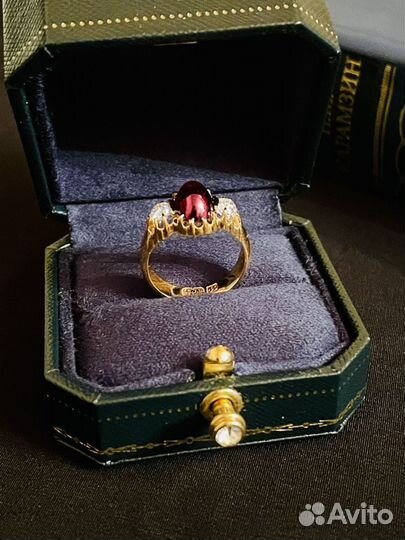 Старинное золотое кольцо 56 проба бриллианты 0.66
