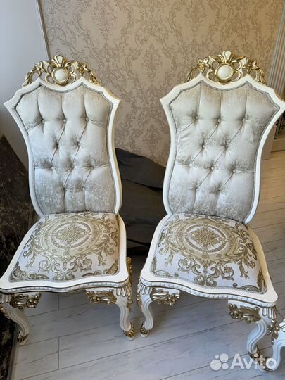 Стулья кухонные деревянные белые