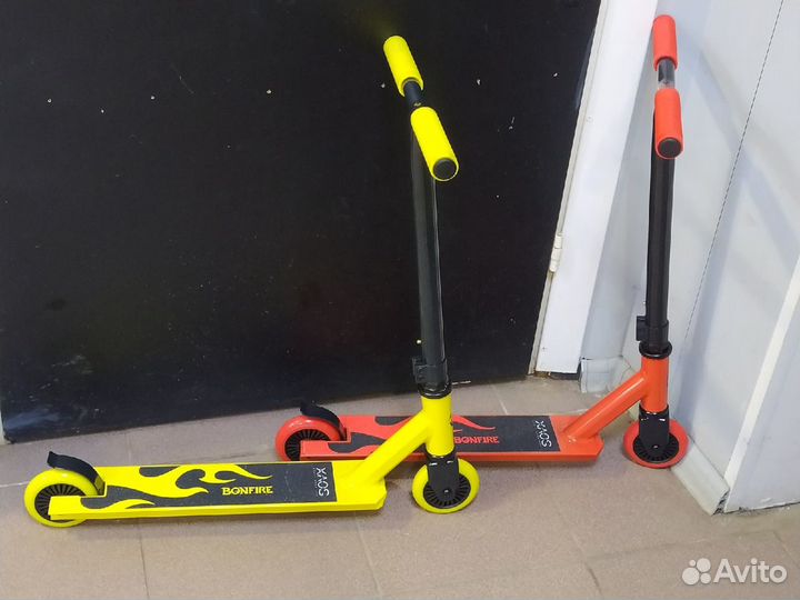 Самокат трюковой xaos 100 мм Bonfire