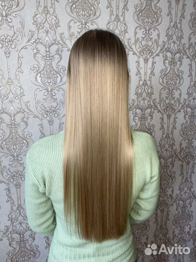 Кератиновое выпрямление волос