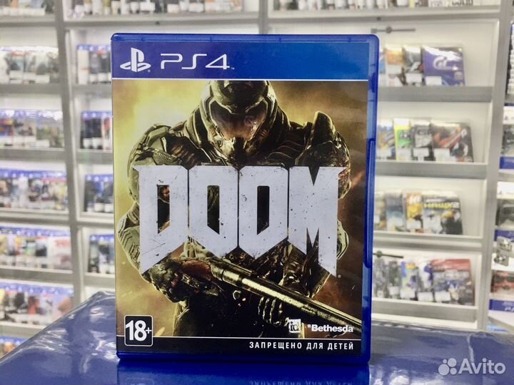 Диск для ps4 Doom