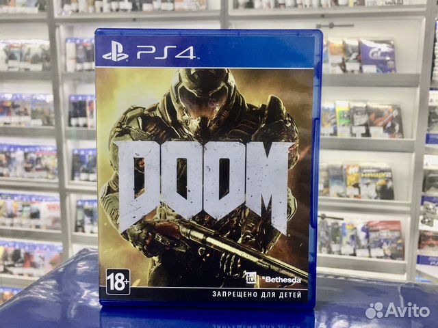 Диск для ps4 Doom