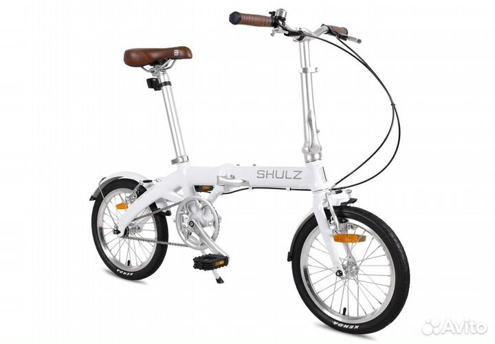 Cкладной велосипед Shulz Hopper белый