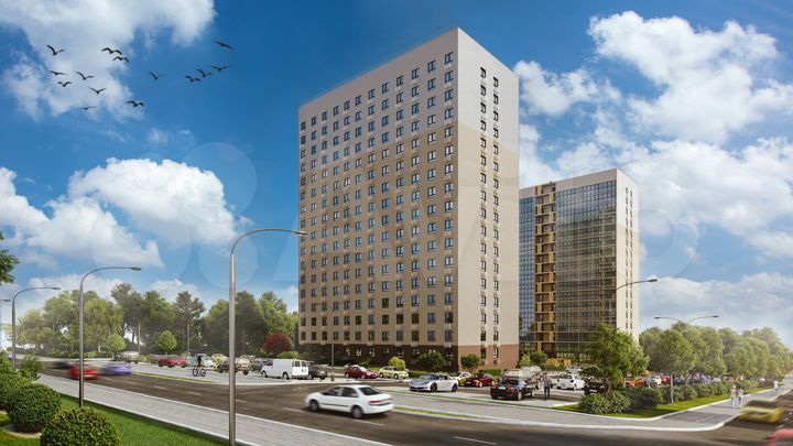 2-к. квартира, 47,2 м², 8/17 эт.