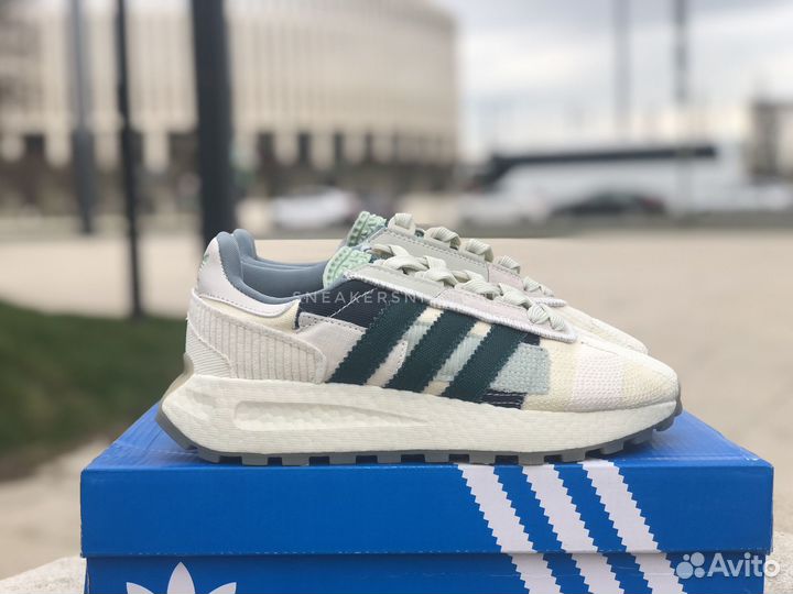 Кроссовки Adidas Retropy E5 White Green