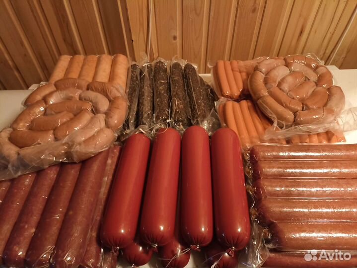 Домашняя колбаса, казылык,конина копченая