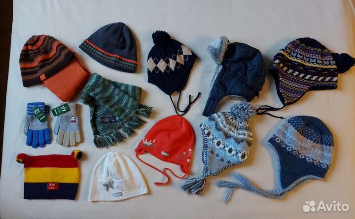 Шапки, шарфы и перчатки для мальчиков и девочек