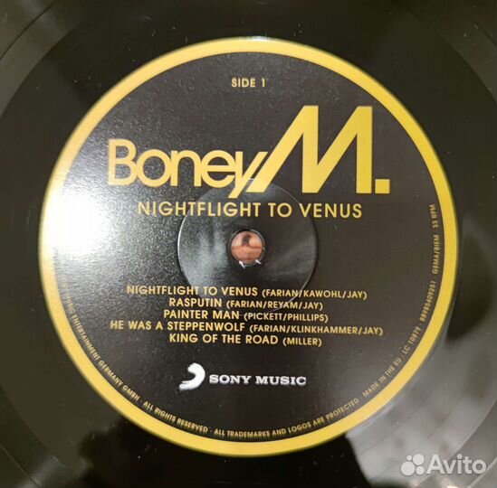 Boney M 1979 (2017) Nightflight To Venus винил RM