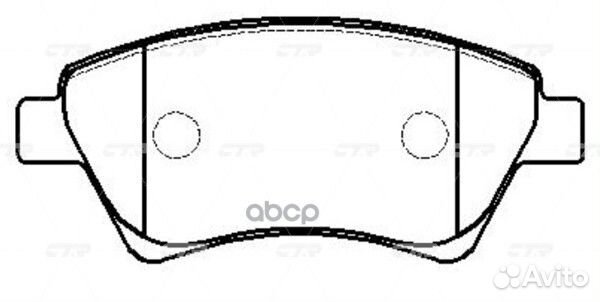 Колодки renault (megane II,scenic II,kangoo) CK