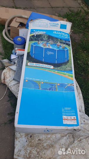 Бассейн каркасный 12ft Summer Escapes d366 h132