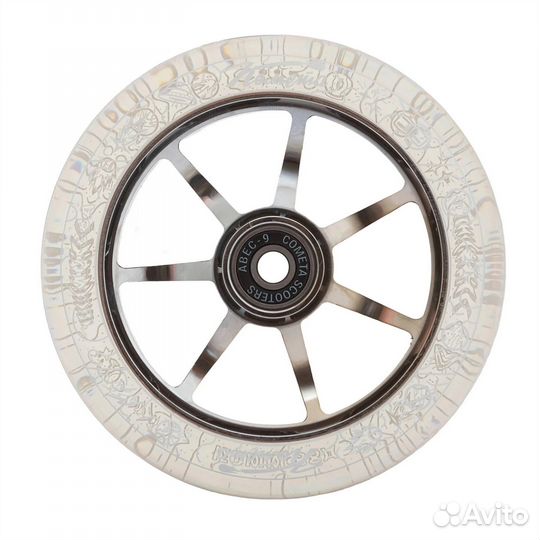 Колесо для самоката d120мм Комета Старт Прозрачный