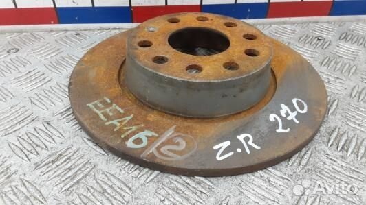 Диск тормозной задний skoda superb 2 (EEA16LR02)