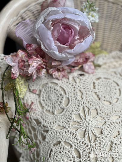 Вязаные наволочки ручной работы