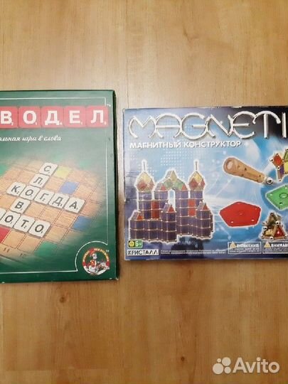 Магнитный конструктор, настольная игра