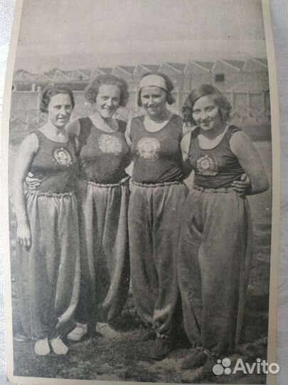 Французская открытка-фотография 1934 года