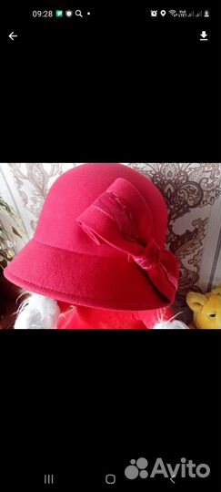 Шляпа фетровая женская