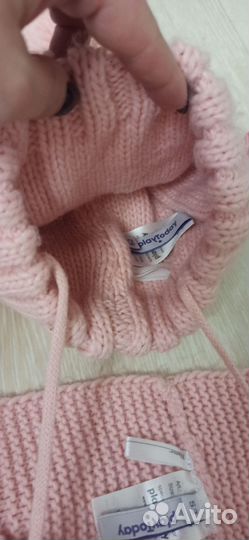 Комплект шапка и снуд