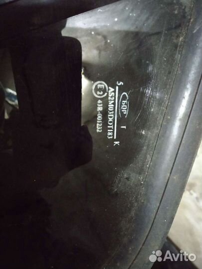 Стекло боковое заднее гранта лифтбэк