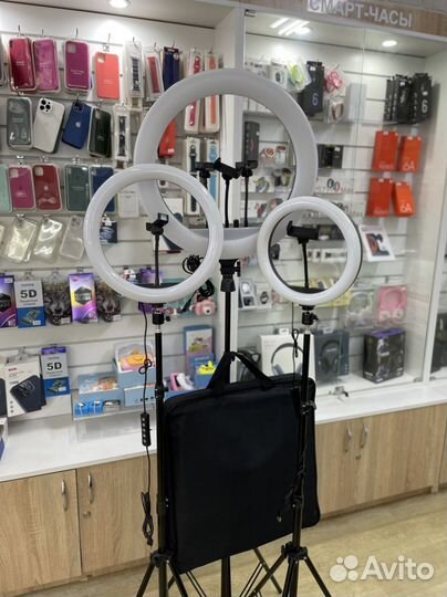 Кольцевые лампы 26, 33, 46 см (новые, гарантия)