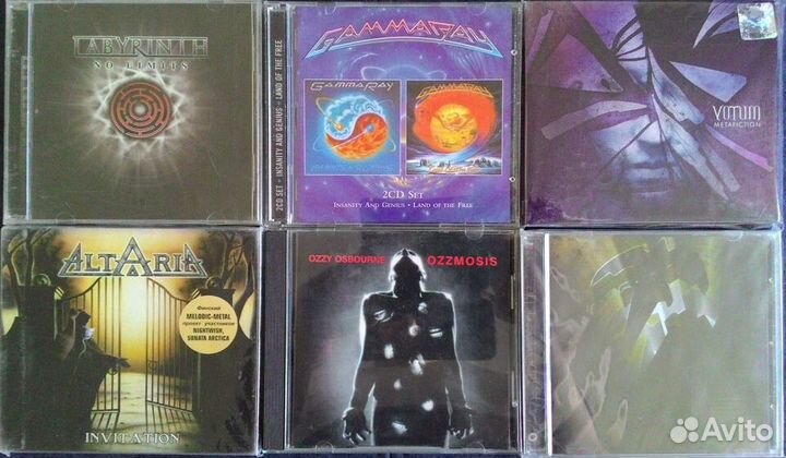 CD зарубежный и русский рок