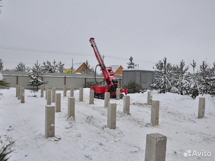 Фундамент на жб сваях под ключ / Жб сваи