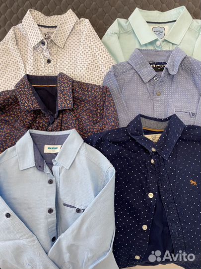 Рубашки 6 шт размер 122