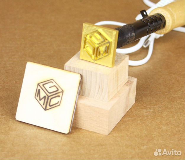 Термоклеймо для выжигания на дереве/коже/пластике