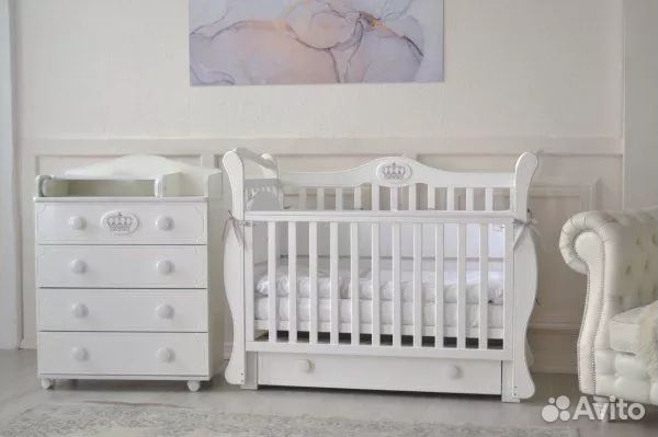 Детская кроватка и комод incanto richmond